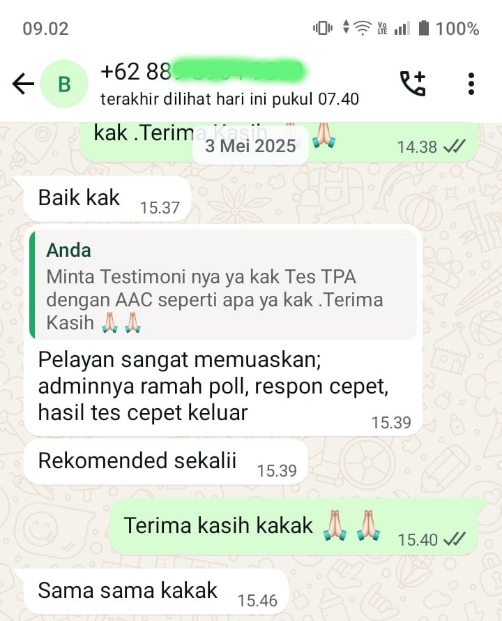 pengalaman mengikuti tes tpa aac
