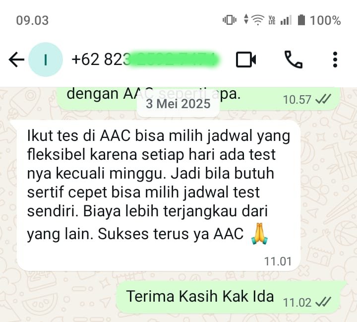 testimoni tpa aac